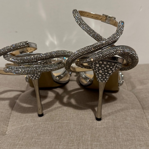 Authentic MACH & MACH Crystal Double Bow Clear PVC Pumps EU 39.5/US 8.5 - Picture 5 of 9